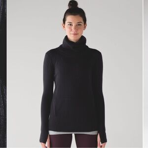 Lululemon Black Sweat And Savasana Sweater, Size 6